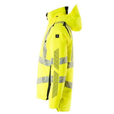 Foto van Mascot Accelerate Safe Winterjas | 19035-449 | 17010-hi-vis geel/donkermarine