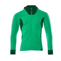 Mascot 18584-962 Capuchontrui met rits gras groen/groen