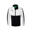 Afbeelding van ERIMA Six Wings jack met afneembare mouwen Unisex | zwart/wit | 1062206