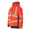 Afbeelding van Mascot Accelerate Safe Winterjas | 19035-449 | 22218-hi-vis rood/donkerantraciet