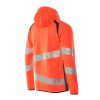 Afbeelding van Mascot Accelerate Safe Capuchontrui met rits | 19284-781 | 22210-hi-vis rood/donkermarine