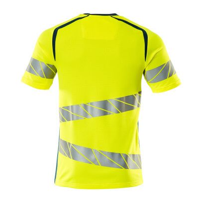 Foto van Mascot Accelerate Safe T-shirt | 19082-771 | 1744-hi-vis geel/donkerpetrol