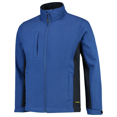 Foto van Softshell Bicolor | korenblauw/marine | 402002-111 | TRICORP WORKWEAR
