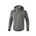 Functioneel softshell jack Kinderen | grey melange/green gecko | 9060710