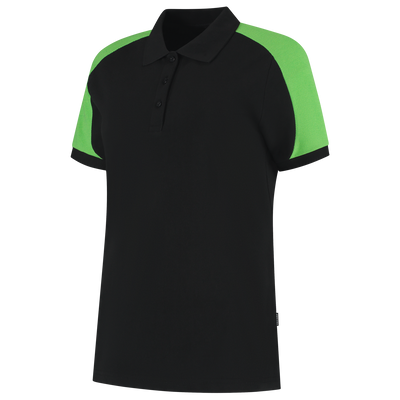 Poloshirt Bicolor Redefined Dames | zwart/limegroen | 206108-0937 | TRICORP WORKWEAR