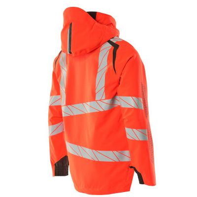 Foto van Mascot Accelerate Safe Shell jas | 19001-449 | 22218-hi-vis rood/donkerantraciet