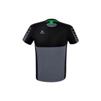 ERIMA Six Wings T-shirt Kinderen | slate grey/zwart | 1082207