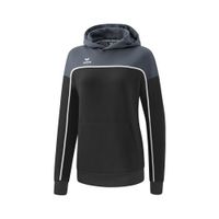 ERIMA CHANGE by erima sweatshirt met capuchon Dames | black grey/slate grey/wit | 1072313