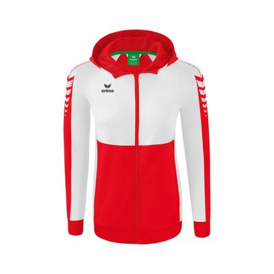 Six Wings trainingsjack met capuchon Dames | rood/wit | 1032226