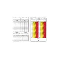 ERIMA Voetbalnotitiekaarten | wit | 732301
