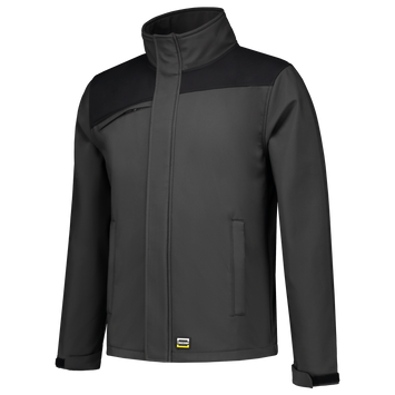 Foto van Softshell Bicolor Naden | donkergrijs/zwart | 402021-1809 | TRICORP WORKWEAR
