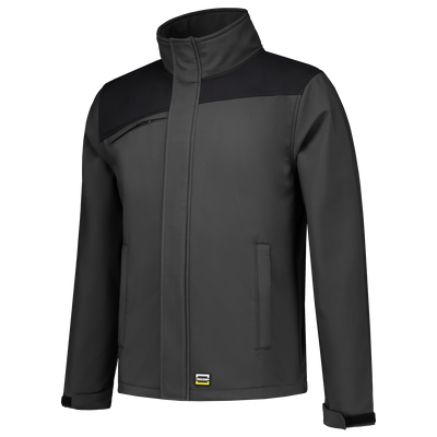 Softshell Bicolor Naden | donkergrijs/zwart | 402021-1809 | TRICORP WORKWEAR