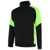 Afbeelding van Zip Sweater Bicolor Redefined | zwart/limegroen | 306111-0937 | TRICORP WORKWEAR