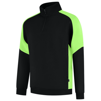 Zip Sweater Bicolor Redefined | zwart/limegroen | 306111-0937 | TRICORP WORKWEAR Zip Sweater Bicolor Redefined | zwart/limegroen | 306111-0937 | TRICORP WORKWEAR