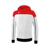 Afbeelding van Erima Change sweatshirt met capuchon heren, wit/rood/zwart, 1072306