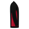 Afbeelding van Polosweater Bicolor Borstzak | zwart/rood | 302001-0902 | TRICORP WORKWEAR