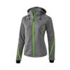 Afbeelding van ERIMA Functioneel softshell jack Dames | grey melange/green gecko | 9060712