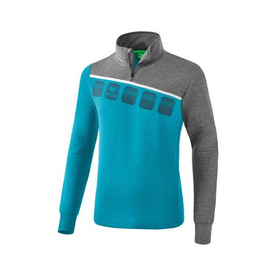5-C trainingstop | oriental blue melange/grey melange/wit | 1261906 5-C trainingstop | oriental blue melange/grey melange/wit | 1261906
