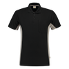 Afbeelding van Poloshirt Bicolor Borstzak | zwart/grijs | 202002-09 | TRICORP WORKWEAR