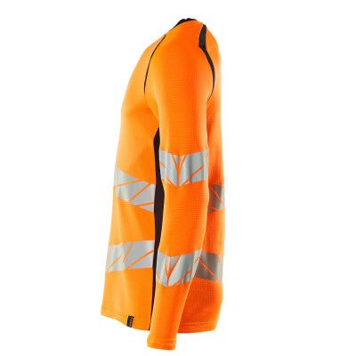 Foto van Mascot Accelerate Safe T-shirt, met lange mouwen | 19081-771 | 14010-hi-vis oranje/donkermarine