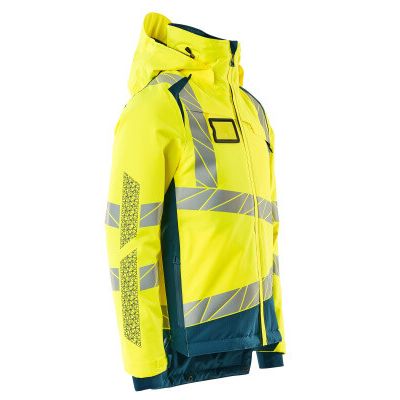 Foto van Mascot Accelerate Safe Winterjas | 19335-231 | 1744-hi-vis geel/donkerpetrol