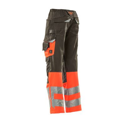 Foto van Mascot Leeds | 15679-860 | 018222-donkerantraciet/hi-vis rood