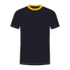 Afbeelding van Indushirt TS 180 T-shirt marine-geel