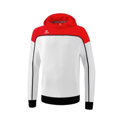 Foto van ERIMA CHANGE by erima sweatshirt met capuchon Unisex | wit/rood/zwart | 1072306