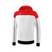 ERIMA CHANGE by erima sweatshirt met capuchon Unisex | wit/rood/zwart | 1072306