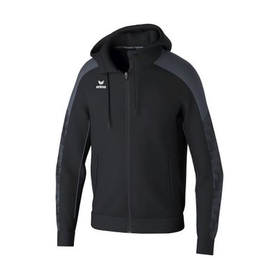 Foto van ERIMA EVO STAR trainingsjack met capuchon Kinderen | zwart/slate grey | 1032454