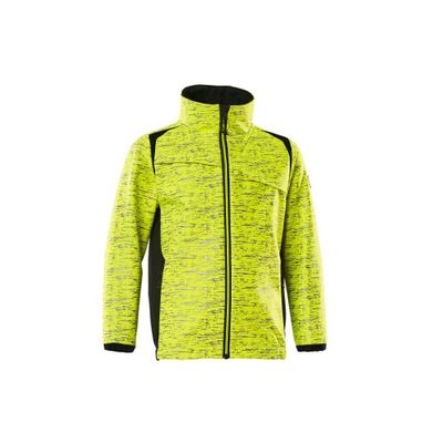 Foto van Softshell jas voor kinderen | 19902-291 | 1709-Hivis geel/zwart