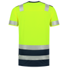 Afbeelding van T-shirt High Vis Bicolor | fluorgeel/donkermarine | 103006-17010 | TRICORP SAFETY