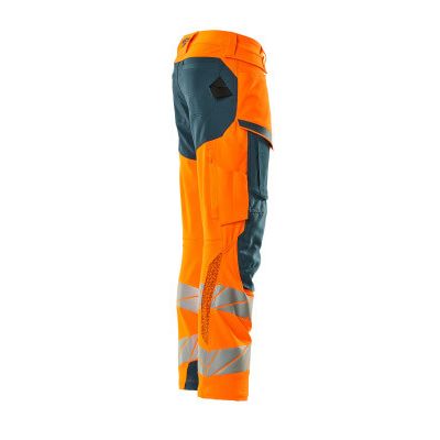 Foto van Mascot Accelerate Safe Broek met kniezakken | 19079-511 | 1444-hi-vis oranje/donkerpetrol