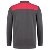 Afbeelding van Polosweater Bicolor Naden | donkergrijs/red | 302004-1802 | TRICORP WORKWEAR