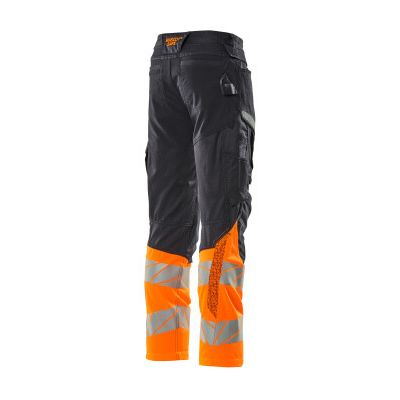 Foto van Mascot Accelerate Safe Broek met kniezakken | 19679-236 | 01014-donkermarine/hi-vis oranje