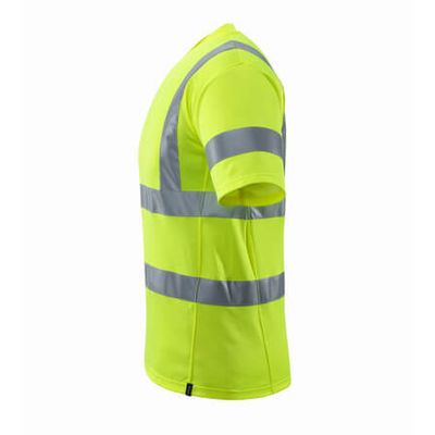 Foto van T-shirt, V-hals, klasse 2 | 18282-995 | 017-hi-vis geel