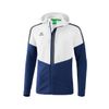 Afbeelding van Squad trainingsjack met capuchon | wit/new navy/slate grey | 1032055