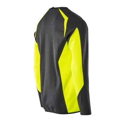 Foto van Mascot Accelerate Safe Sweatshirt | 22084-781 | 0917-zwart/hi-vis geel