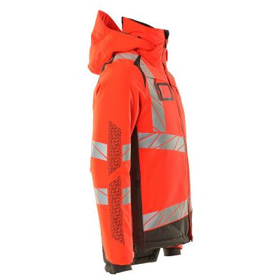 Foto van Mascot Accelerate Safe Winterjas | 19335-231 | 22218-hi-vis rood/donkerantraciet