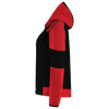Afbeelding van Softshell Capuchon Bicolor Redefined Dames | zwart/helderrood | 406119-09202 | TRICORP WORKWEAR