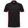 Afbeelding van Poloshirt Bicolor | zwart/rood | 202004-0902 | TRICORP WORKWEAR