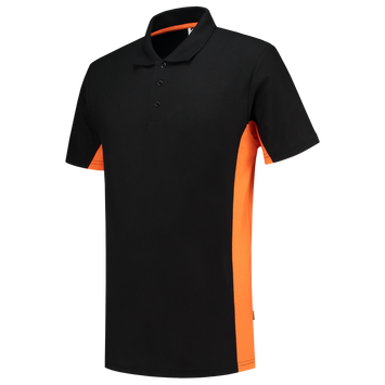 Foto van Poloshirt Bicolor | zwart/oranje | 202004-0998 | TRICORP WORKWEAR