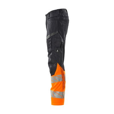 Foto van Mascot Accelerate Safe Broek met kniezakken | 19679-236 | 01014-donkermarine/hi-vis oranje