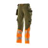 Afbeelding van Mascot Accelerate Safe Broek met spijkerzakken | 19131-711 | 3314-mosgroen/hi-vis oranje