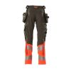 Afbeelding van Mascot Accelerate Safe Broek met spijkerzakken | 19131-711 | 18222-donkerantraciet/hi-vis rood