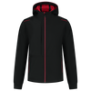 Afbeelding van Softshell Capuchon Accent | zwart/rood | 402705-0902 | TRICORP WORKWEAR