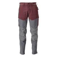 Mascot CUSTOMIZED Broek met kniezakken | 22379-311 | 2289-bordeaux/steengrijs