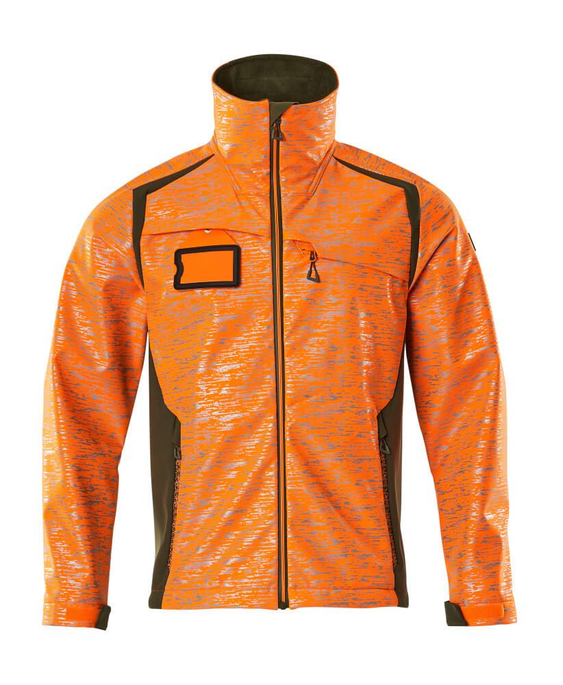 Softshell discount werkjas oranje