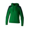 Afbeelding van ERIMA EVO STAR sweatshirt met capuchon Dames | smaragd/pine grove | 1072425