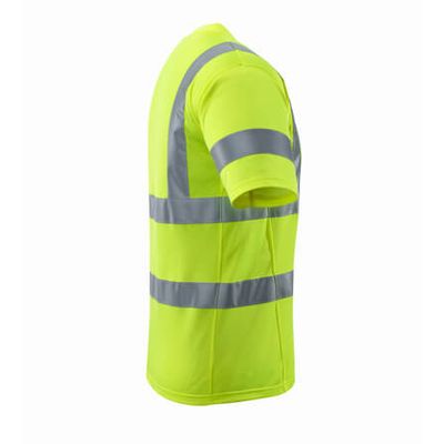 Foto van T-shirt, V-hals, klasse 2 | 18282-995 | 017-hi-vis geel